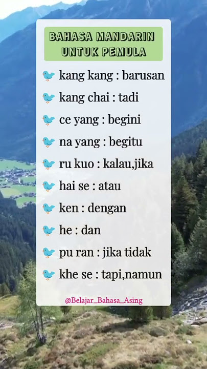 Bahasa Mandarin Untuk Pemula #bahasamandarin #mandarin #shorts #mandarinchinese