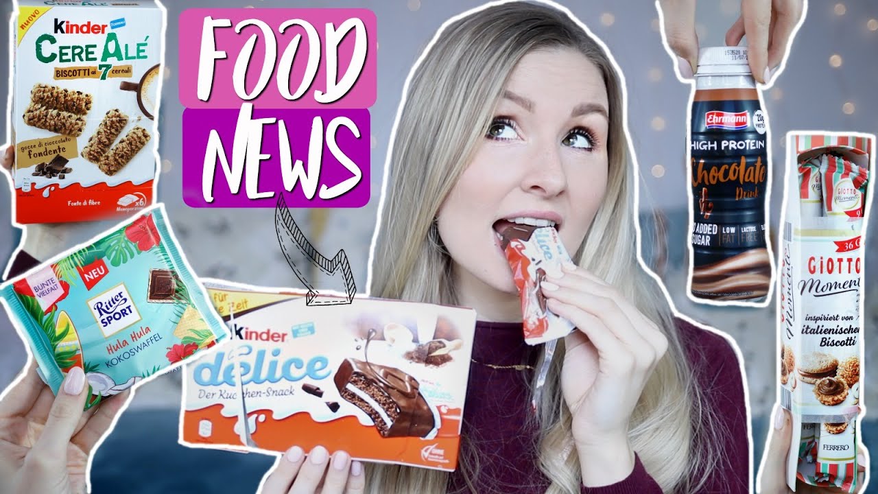 YUMMY, oder?😋Die coolsten FOOD NEUHEITEN im März! 🍫🍰🍹Neue Kinder Produkte,  Protein Drink & Mehr!