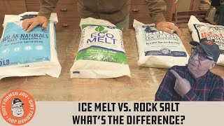 Ice Melt vs. Rock Salt  What’s the Difference?