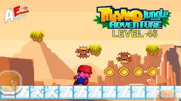 Mano Jungle Adventure - Level 45 / Gameplay Walkthrough (Android, iOS)