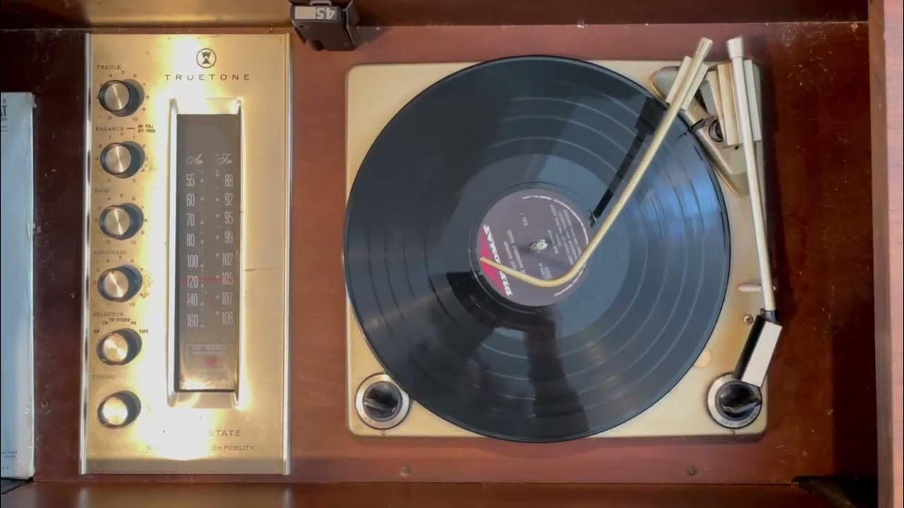 Vintage TrueTone Western Auto Console Stereo Record Player Turntable 1960's YouTube