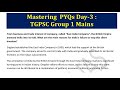 TGPSC (TSPSC) Group 1 Mains 2024 : Mastering PYQs Day 3 || Most Probable Questions + Answer Writing