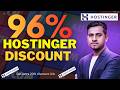 Hostinger Coupon Code 2026 + Exclusive Link Get 96% OFF – Get Extra 20% Discount LInk