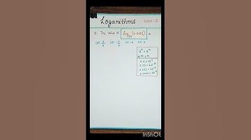 Maths | algebra | logarithms-3 | find the value of log(base10)0.0001
