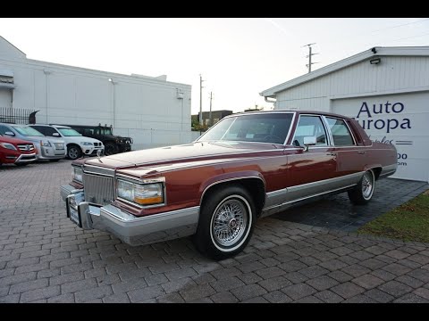 Driving The Last Great Cadillac - Review and Test Drive of This 48K Mile 1990 Brougham D&rsquo;Elegance