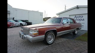 Driving The Last Great Cadillac  Review and Test Drive of This 48K Mile 1990 Brougham D'Elegance