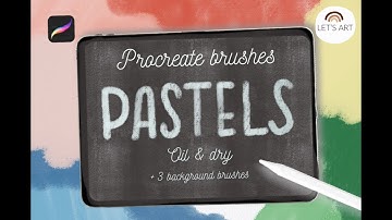 Pastel brushes for Procreate. Draw digital pastels crayons