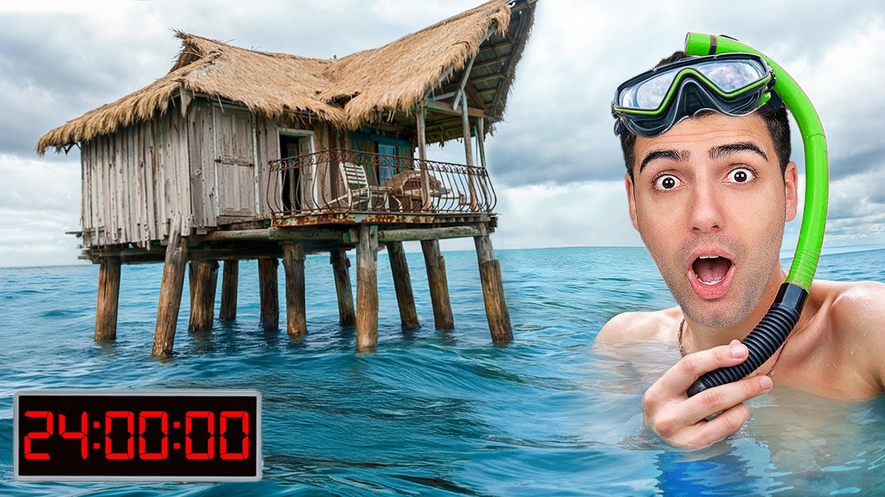 24 SAAT Boyunca DENİZİN ORTASINDA HAYATTA KALMAK !