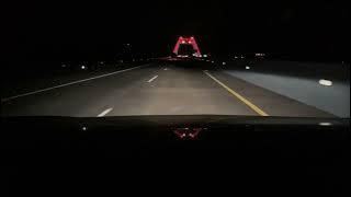 Jalan Tol Batang Semarang Dengan Keindahan Jembatan KALIKUTO di Malam Hari