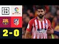 Diego Costa sorgt für Riesen-Eklat und fliegt: FC Barcelona - Atletico Madrid 2:0 | La Liga | DAZN