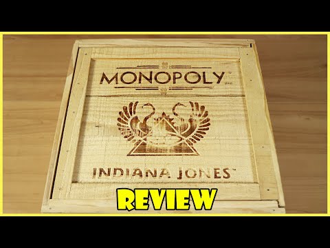 Indiana Jones Monopoly Board Game Review! | Board Game Night
