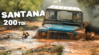 Probando SANTANA SWAP 200tdi  | POZAS y BARRO