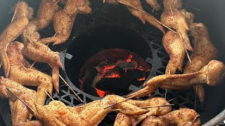 Vortex Wings in a UDS (Drum Smoker)