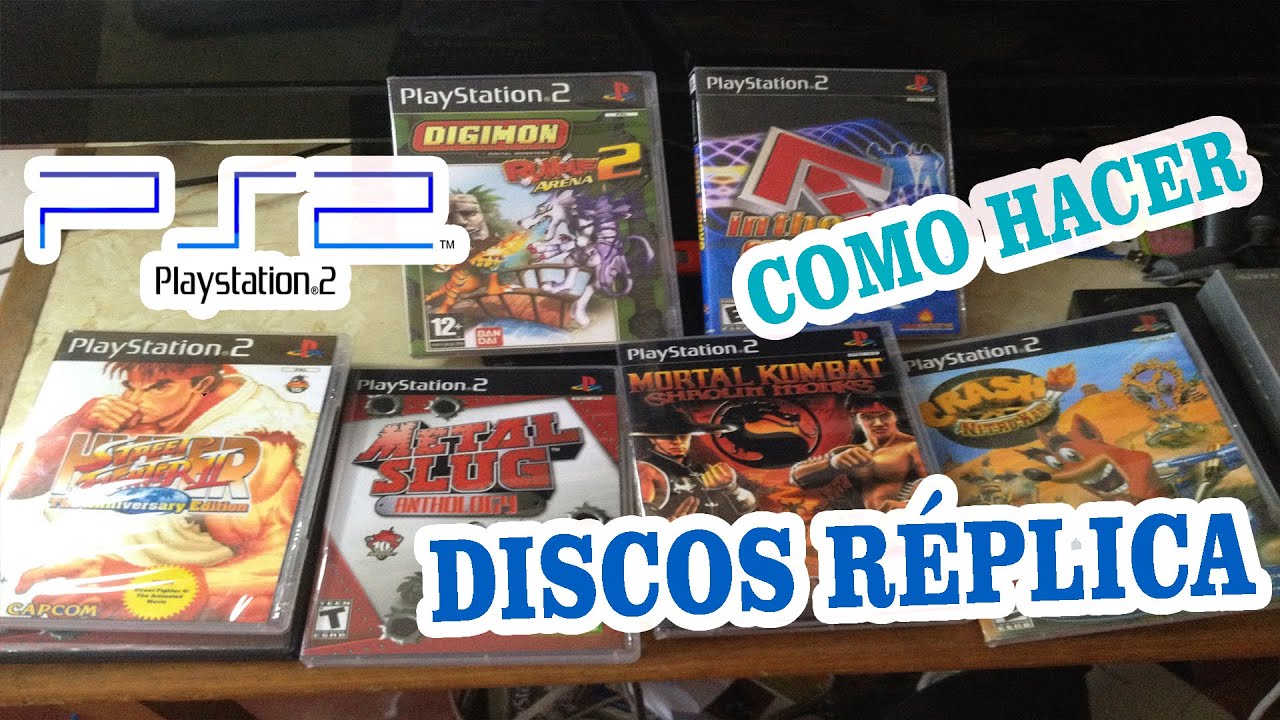 COMO HACER DISCOS REPLICA DE PLAYSTATION 2 Y LA MANERA CORRECTA DE QUEMARLOS - PASO A PASO