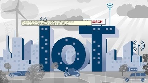 Bosch CEO Volkmar Denner launching the Bosch IoT Cloud at #BCW16