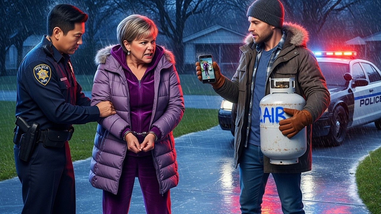 HOA Karen Stole My Propane During Storm, Video Showed Her Taking It, Police Arrested Her That Night