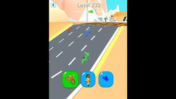 Shape-shifting Funny Race All Levels Gameplay Walkthrough Master Level #232 BeamNG.drive #Shorts