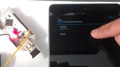 Android IOIO 課程 柯博文老師 範例  執行結果 使用 Android 手機 透過 藍芽 控制 Android IOIO 周邊硬體