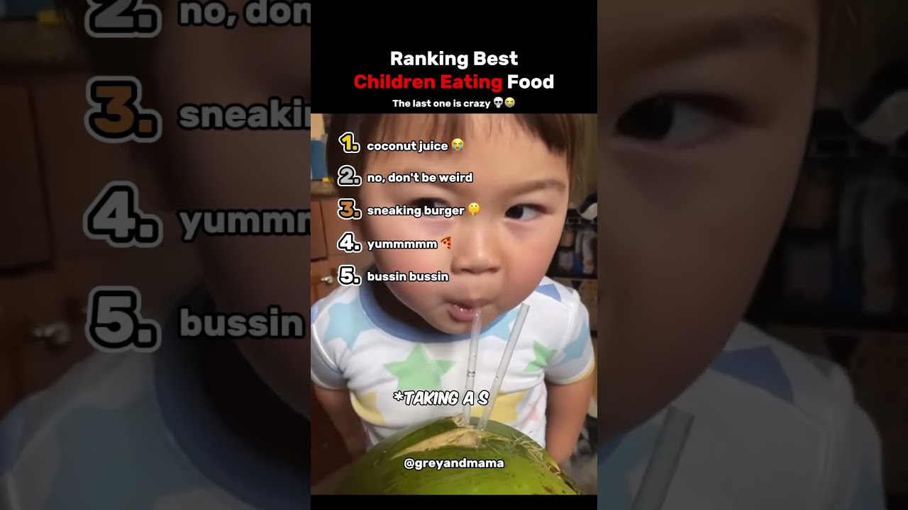 Рейтинг 5 лучших моментов, когда дети едят еду