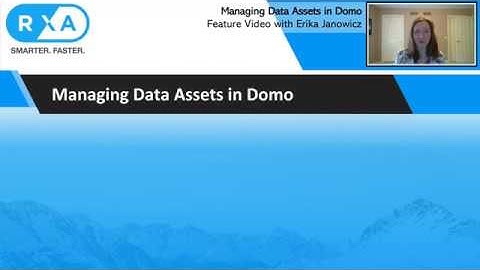 Feature Video: Managing Data Assets in Domo