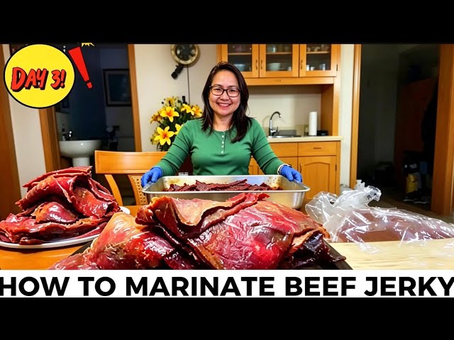 How To Marinade Beef Jerky |  Maximum Flavor Infusion