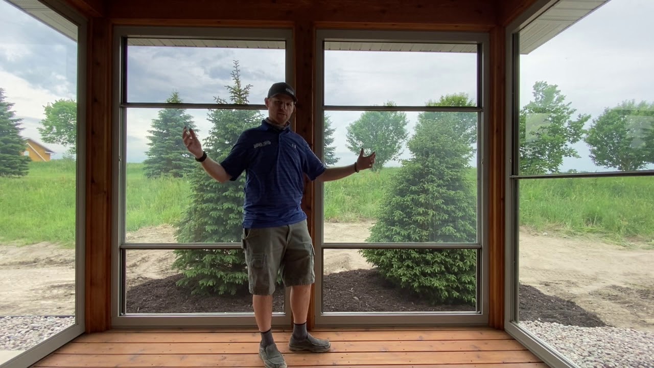 Expanse Porch Windows Installed By Screen Medic