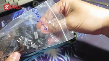 Zpro.vn - Thay switch (nút) chuột Logitech G102 - Sửa chuột G102 double click