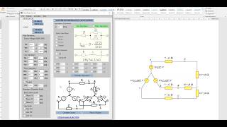 Three-phase circuit analysis program