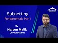 Subnetting fundamentals part i  vlsm  ccna  haroon malik  corvit systems lahore  in urduhindi