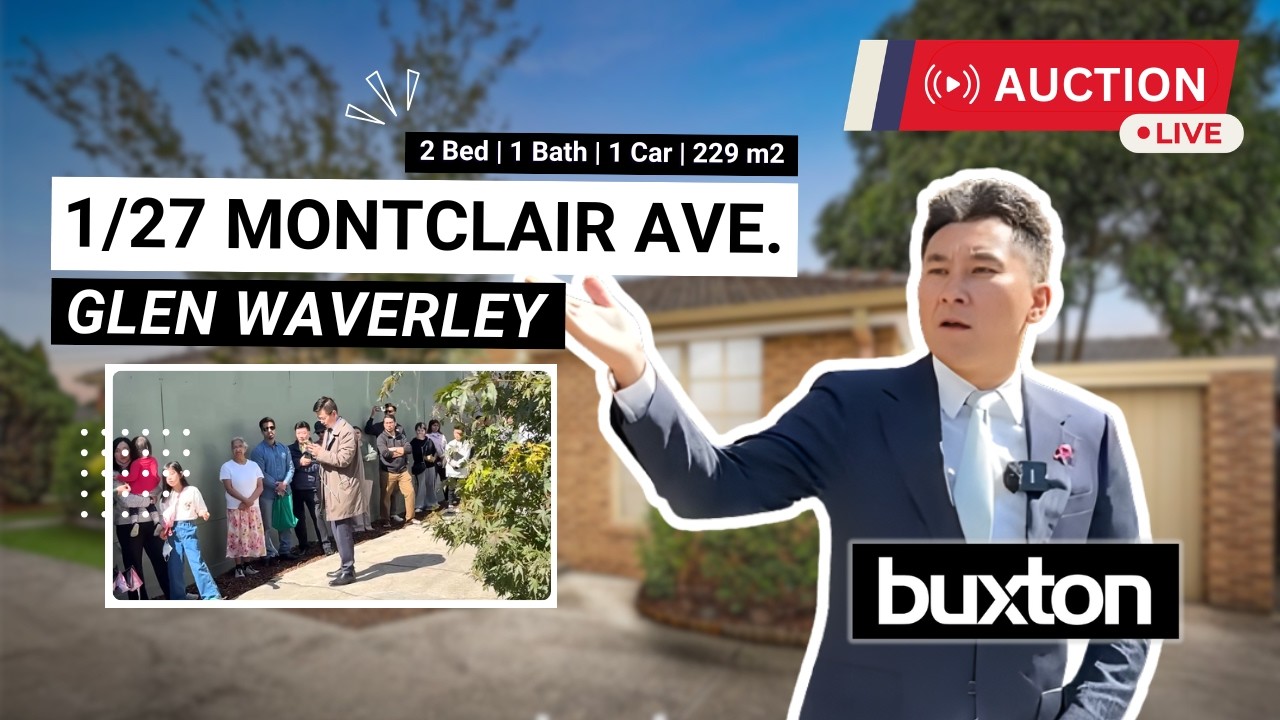 Live Auction @ 1/27 Montclair Avenue, Glen Waverley