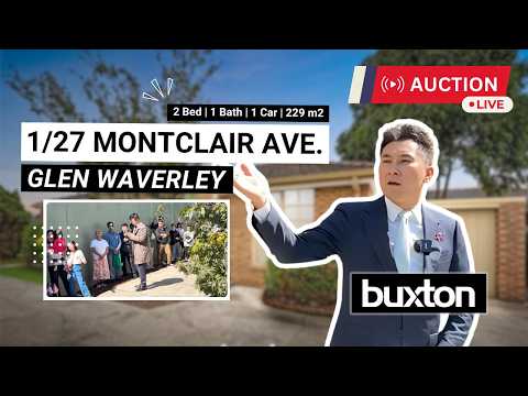 Live Auction @ 1/27 Montclair Avenue, Glen Waverley
