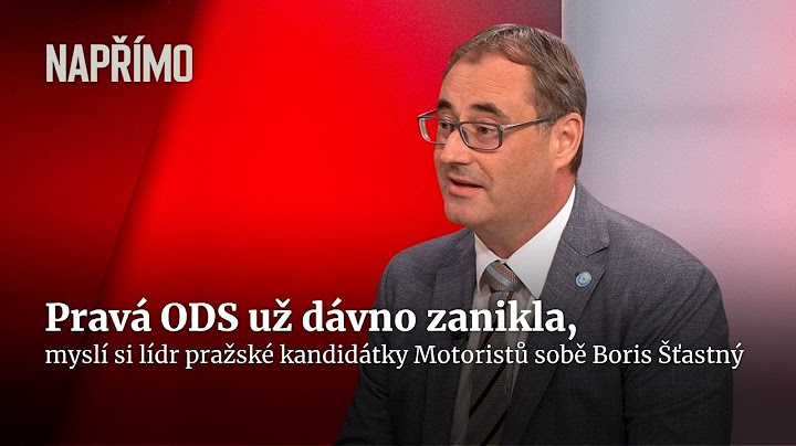Štastný: Pravá ODS dávno zanikla, zůstala jen tato ostuda | Kuloáry Napřímo