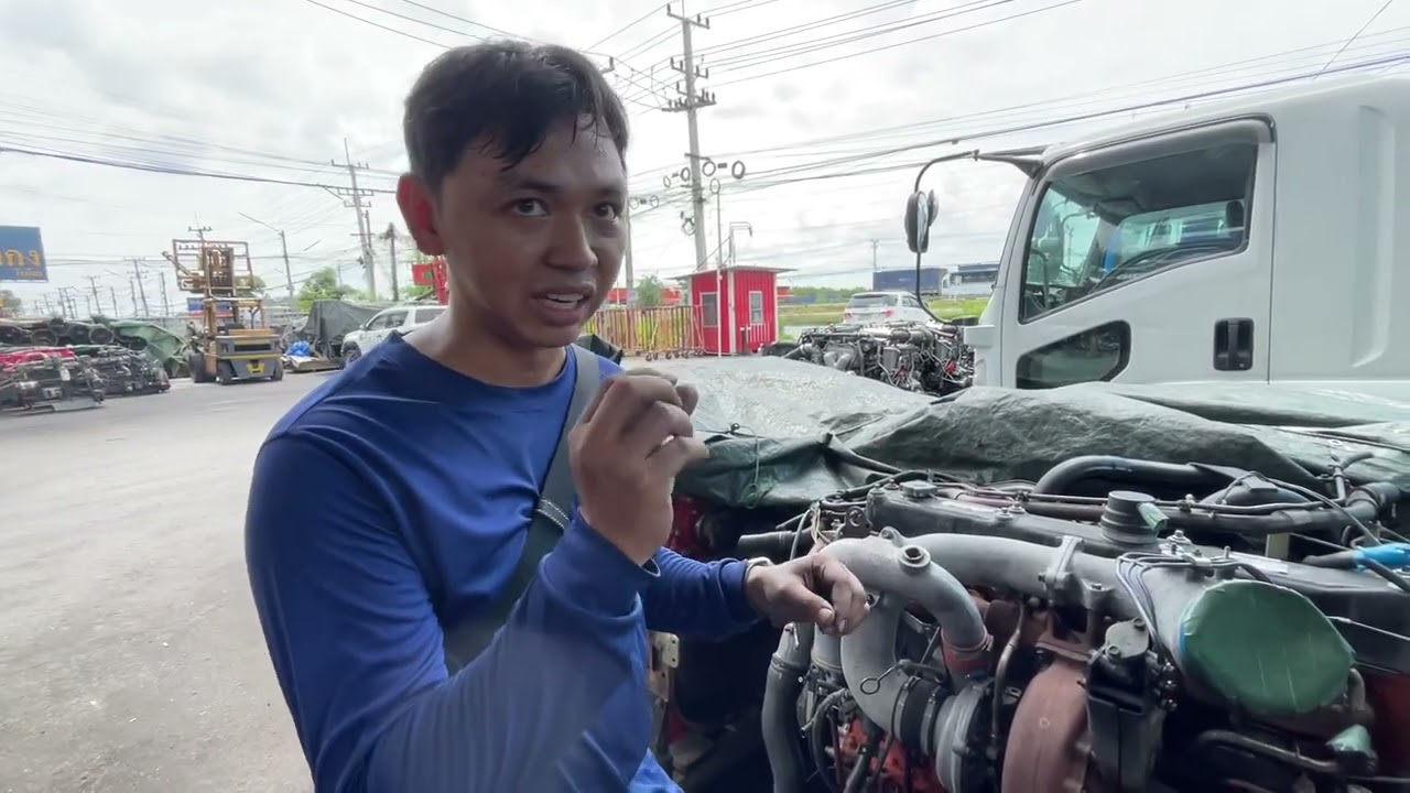 เครื่องยนต์10ล้อ Isuzu 6sd 320แรง ทำใหประหยัดและแรงได้
