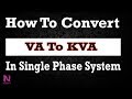 How To Convert VA To KVA