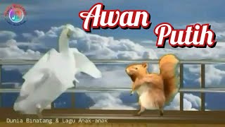 Lagu Anak-anak | Awan Putih | Lirik |@Video_Imajinasi-2025