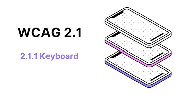 WCAG 2.1 Guideline 2.1.1 Keyboard
