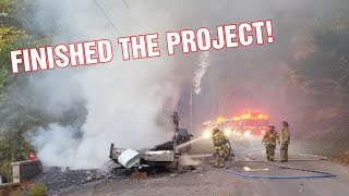 Camper Project Goes Up In Smoke.....The Full Story!