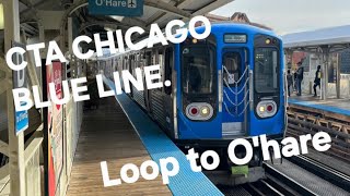 CTA CHICAGO BLUE LINE #Chicago