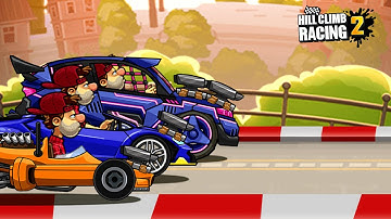 Hill Climb Racing 2 - STICKY WHEELS New Event Gameplay