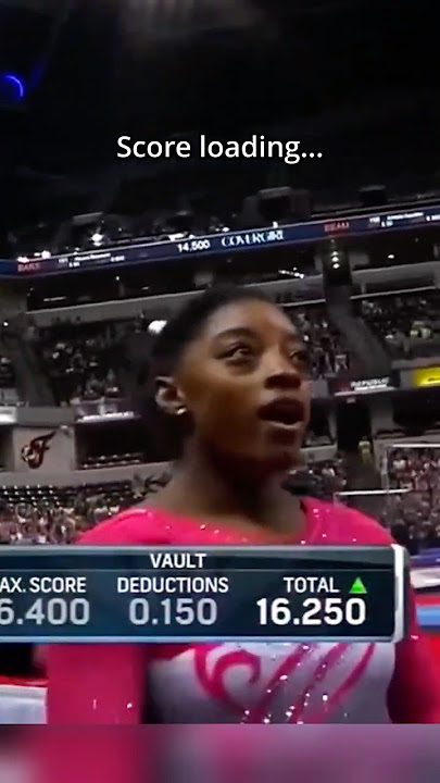 What are these judges even seeing😭 #gymnastics #simonebiles #sports #vault #perfect #judges