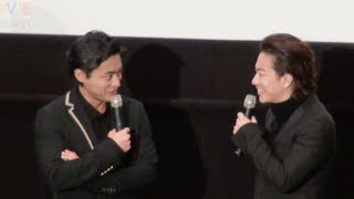 山田孝之と佐藤健がラブラブトーク／映画『ハード・コア』初日舞台挨拶