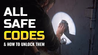 The Last Of Us Part 1  All Safe Codes U0026 Locations  Guide all Safe Combinations