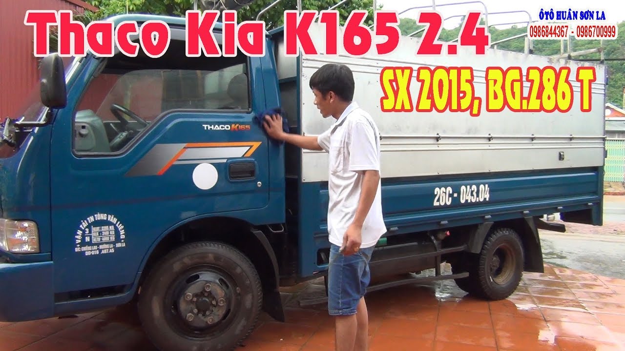 Oto8s  Xe tải kia cũ 2t4 k165 đời 2015