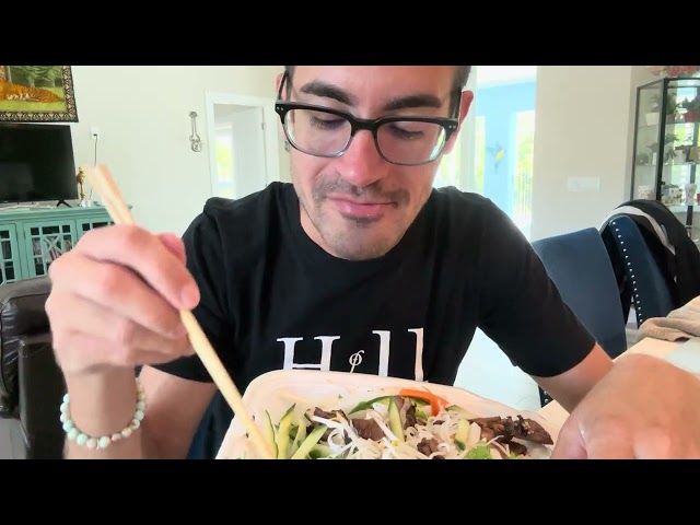 Vietnamese Style Food | Vermicelli Combo Platter (ASMR)