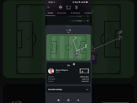 Video Coppa Italia Fiorentina gegen Pisa 3;0
