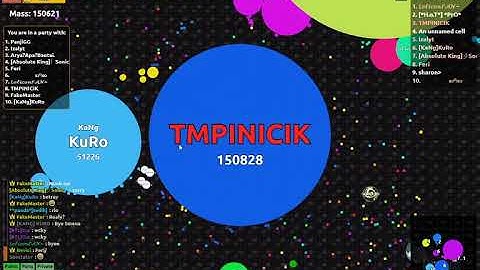 Agma io Solo Trick. Server (Asia) Giga ..TMPINICIK