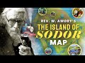The rev w awdrys island of sodor map explained  every location in the railway series