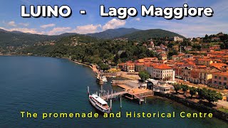 ITALIA ,LAGO MAGGIORE - Luino Historical Centre , Italy 4k 2023