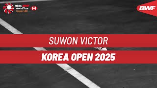 SUWON VICTOR Korea Open 2025 | Day 1 | Court 3 | Qualification/Round of 32