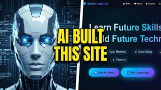 I Built a COMPLETE Institute Website Using AI Only – No Coding! (Rate or Roast)